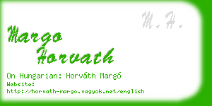 margo horvath business card