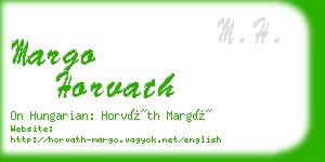 margo horvath business card